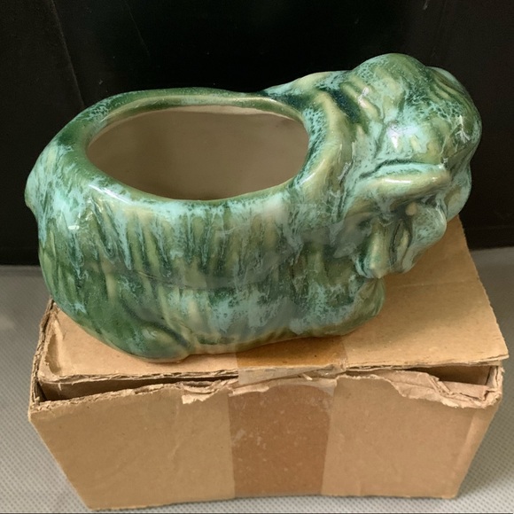 Ceramic elephant bamboo succulent planter - Picture 4 of 10